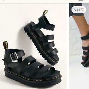 Dr. Martens Blaire Sandals - Black Sz 5